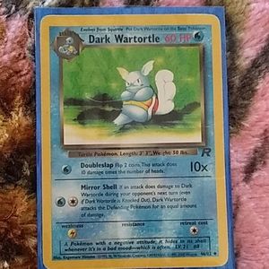 Dark Pokemon Card - Wartortle